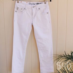 White pair of Miss Me jeans :)